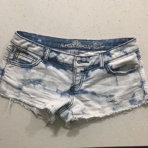 Almost Famous, mini bleached shorts